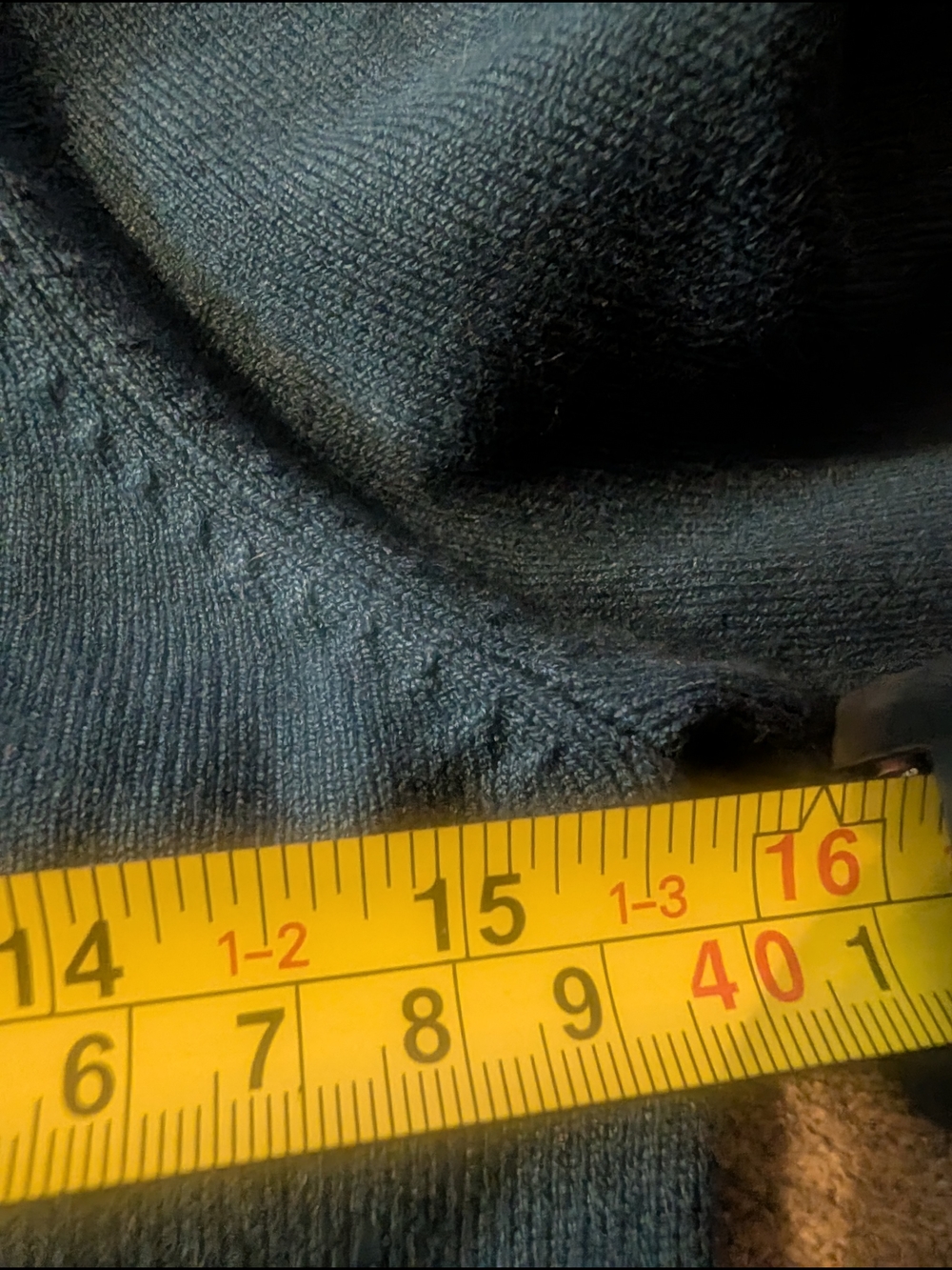 GUESS Embroidered Logo Knit Sweater in Dark Teal - Picture 6 of 6